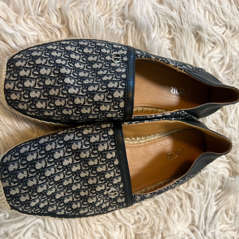 Dior Men’s Oblique Logo Paradise Espadrilles